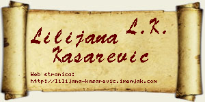 Lilijana Kašarević vizit kartica